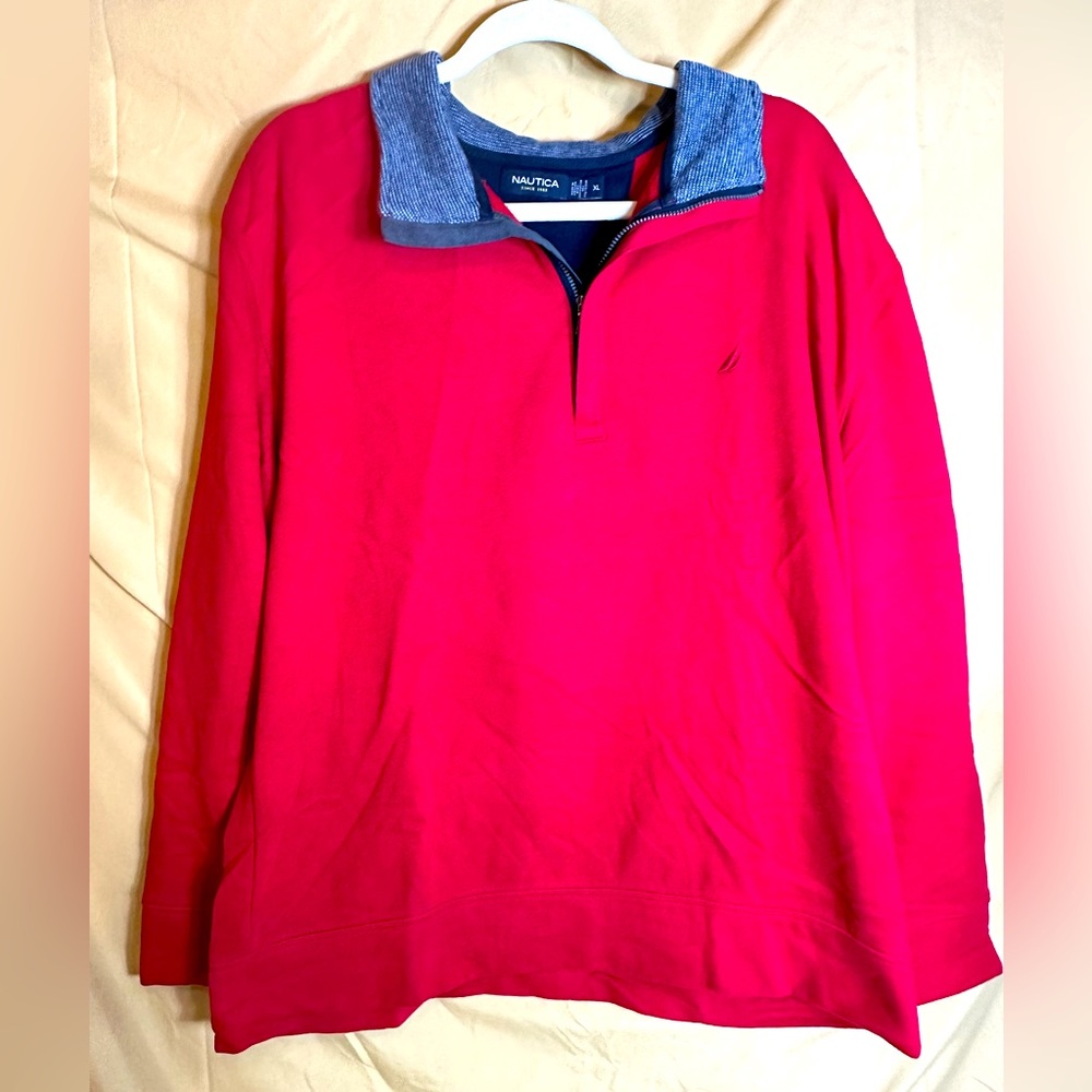 Nautica quarter zip sweatshirt size XL